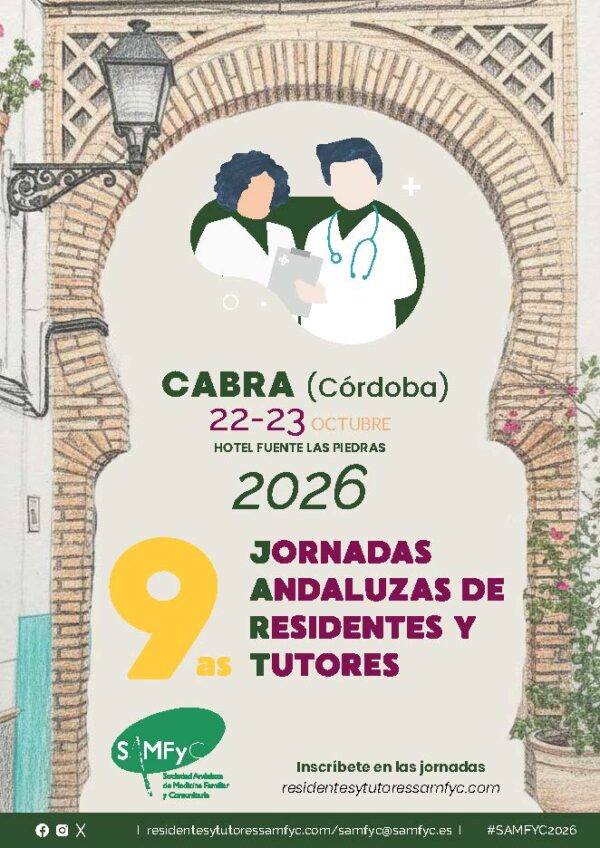 JART 2026. Jornadas Andaluzas para Residentes y Tutores de MFyC